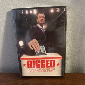 NIP Sealed Rigged DVD: Zuckerberg Funded Plot to Defeat Donald Trump 2022